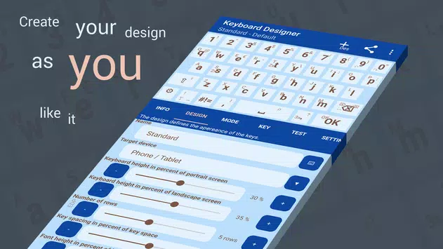 Keyboard Designer: Create your own keyboard