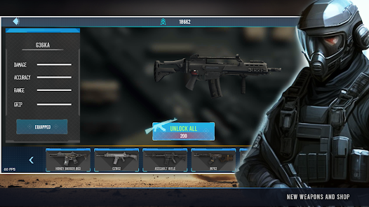 Black Commando Shooting FPS