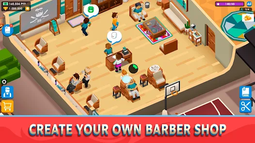 Idle Barber Shop Tycoon - Game