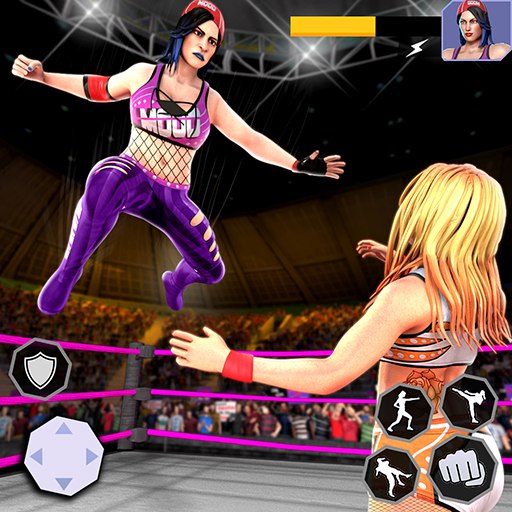 دانلود بازی Bad Girls Wrestling Game