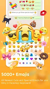 Facemoji : Emoji Keyboard&ASK AI