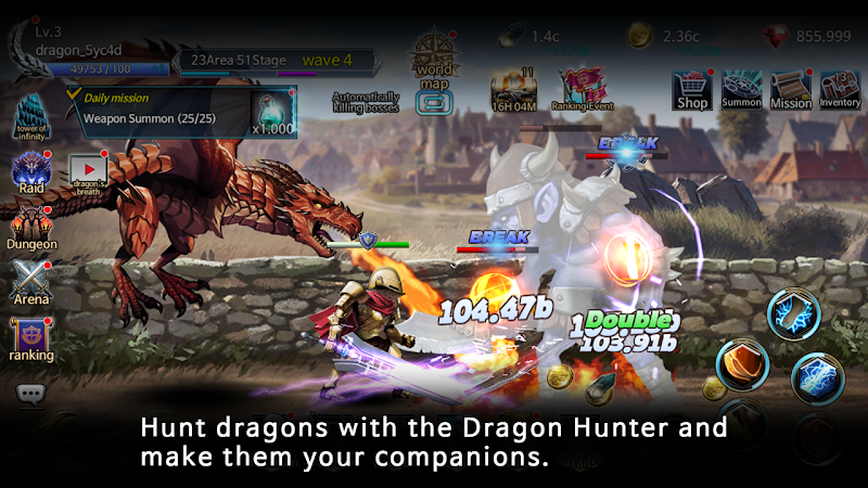 Dragon Hunter's Tale : idle