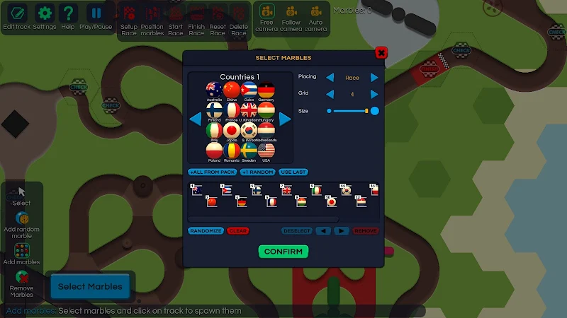 Marble Race Creator