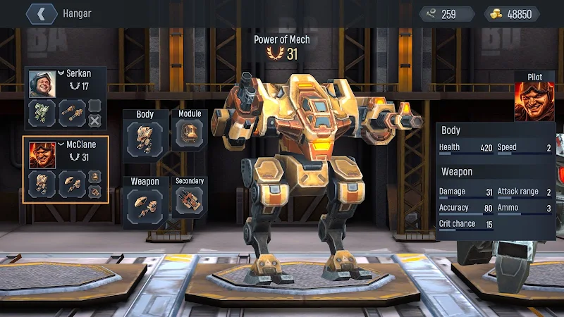 Concern: Mech Tactics