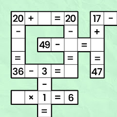 دانلود بازی Math Crossword — Number puzzle