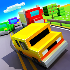 دانلود بازی Blocky Highway: Traffic Racing