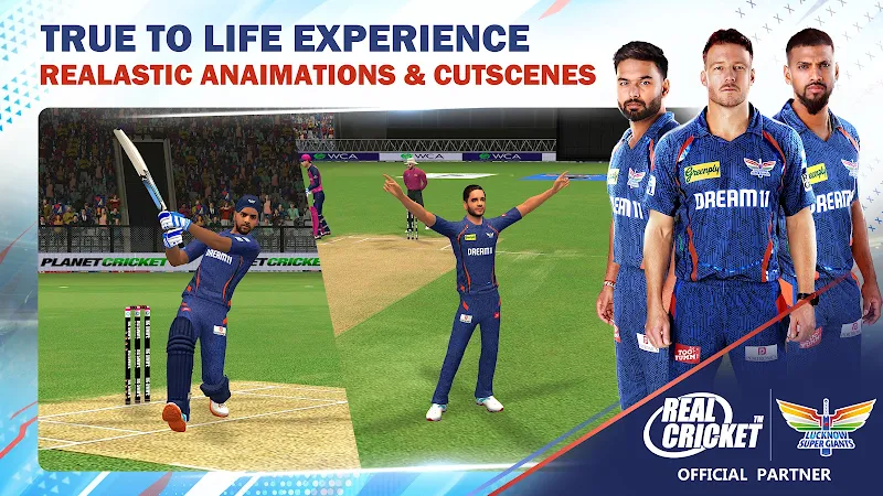 Real Cricket Swipe