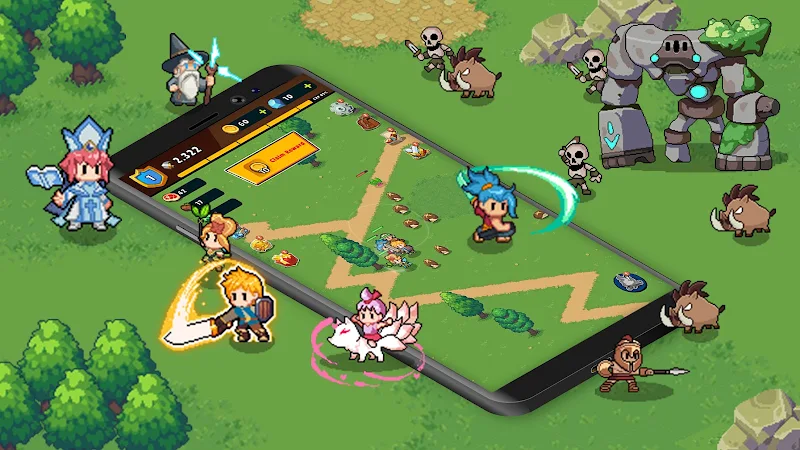 Guardian War: RPG Pixel Hero