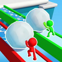 دانلود بازی Snowball Race 3D: Ice Bridge