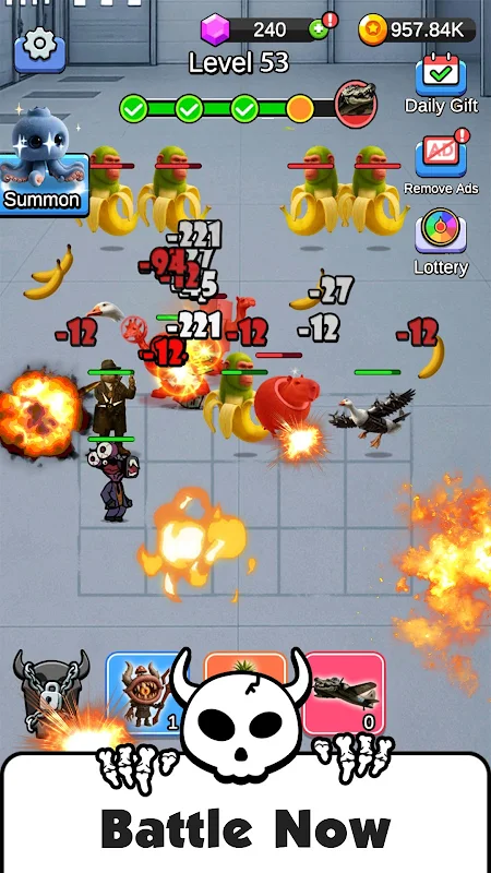 Monster War: Brainrot Fight