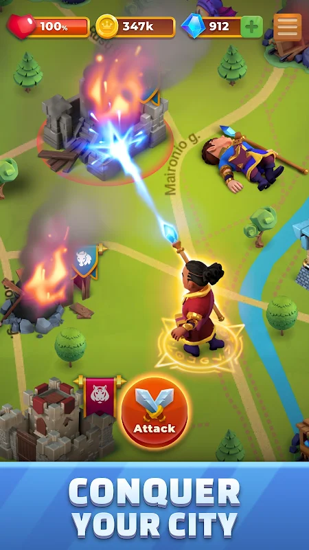 Street Conquest: Map MMO / RPG