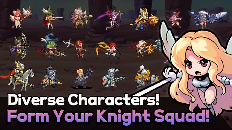 Rush Knights : Idle RPG