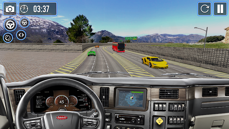 22 wheeler Cargo Truck Game 3D